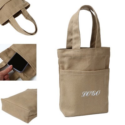 Cotton Canvas Everyday Tote Bag